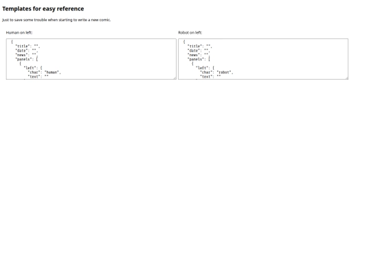 templates screenshot