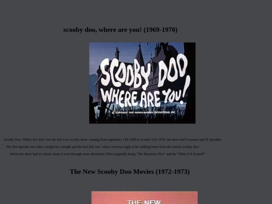 scoobyshows screenshot