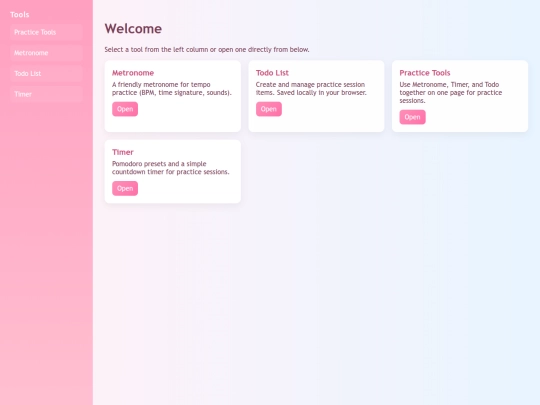 index screenshot