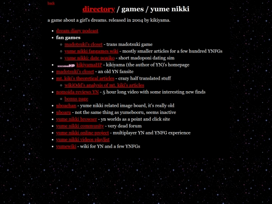 directory/games/yume screenshot