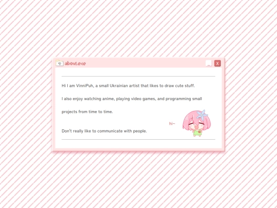 pages/about screenshot