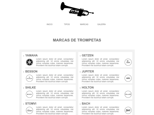 trompetas/pagina3 screenshot