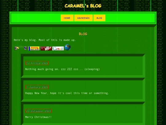 blog screenshot