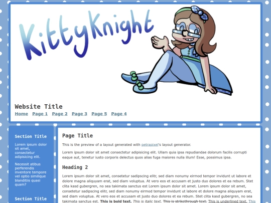 test screenshot