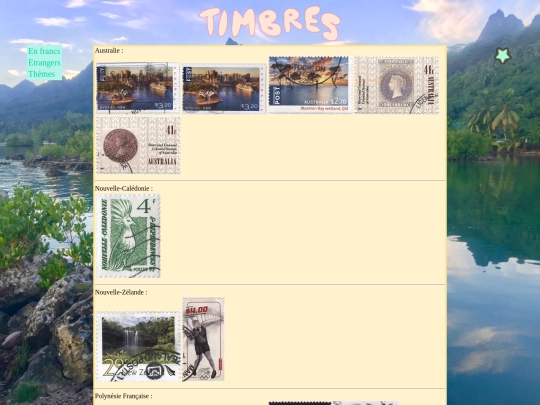 etrangers/oceanie screenshot