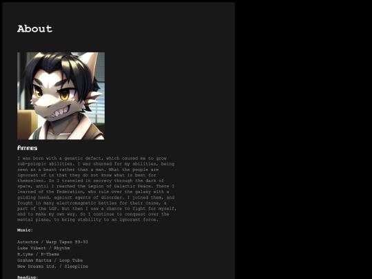 subpages/about screenshot