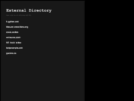 subpages/directory  screenshot