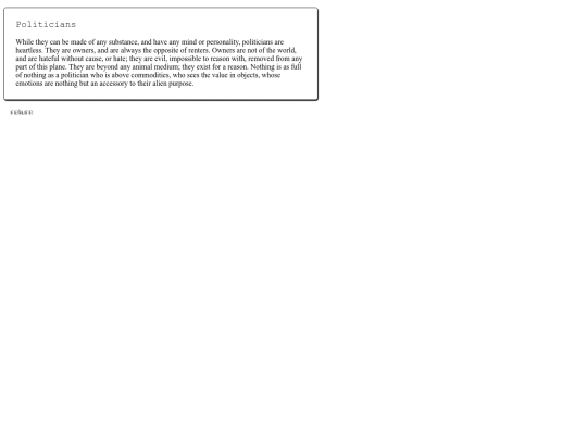 subpages/onshor/specie/automats/politicians screenshot