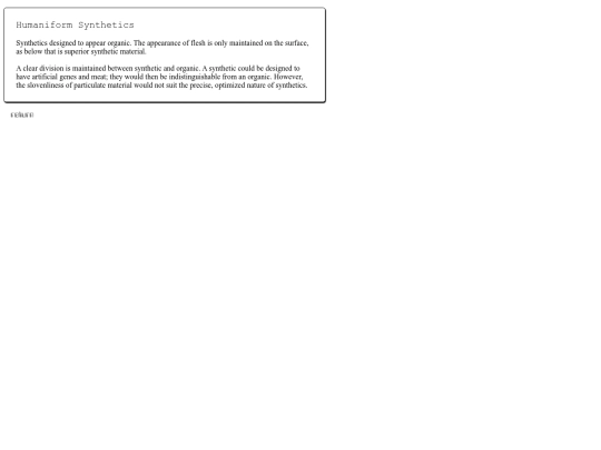subpages/onshor/specie/synthetics/humaniforms screenshot