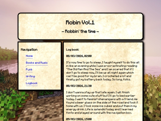 guestbook screenshot