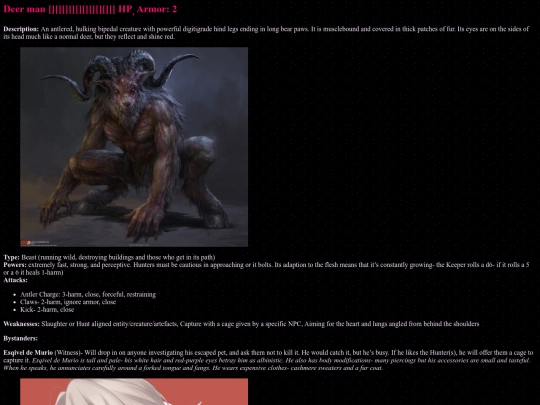 TMAMOTW/DeerMan screenshot