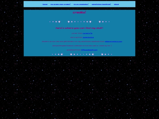 credits screenshot
