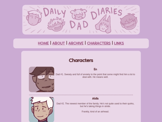 dads/characters screenshot