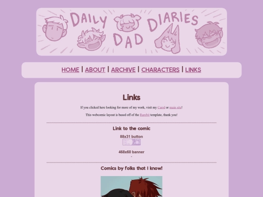 dads/links screenshot