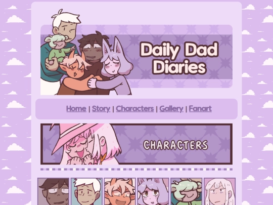 dailydads/characters screenshot