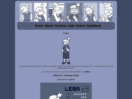profiles/lena screenshot