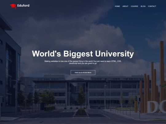 University/main screenshot
