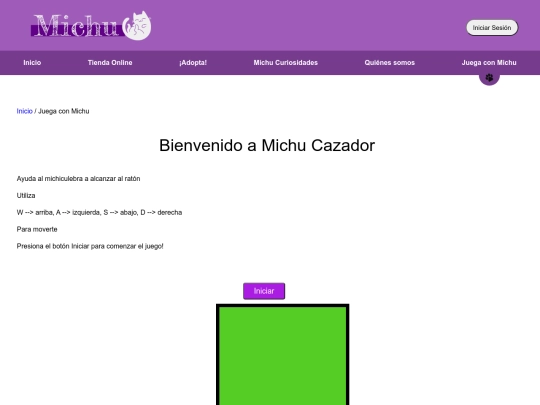 ProyectoMichu/JuegaMichu screenshot