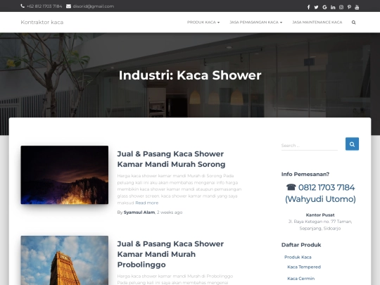 industri/kaca-shower screenshot