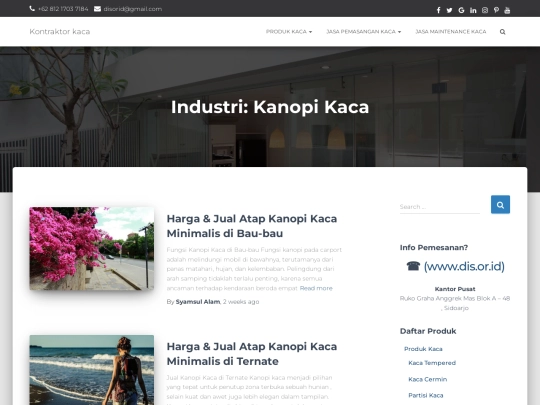 industri/kanopi-kaca screenshot