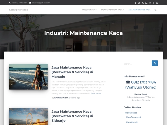 industri/maintenance-kaca screenshot