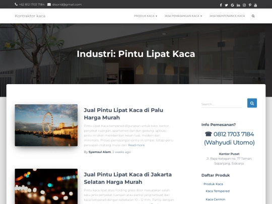 industri/pintu-lipat-kaca screenshot