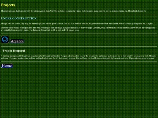 projects screenshot
