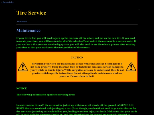 BaW/Tires/tireservice screenshot
