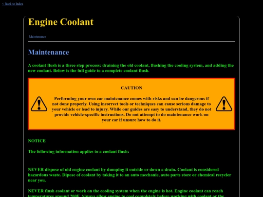 Fluids/Coolant/coolant screenshot