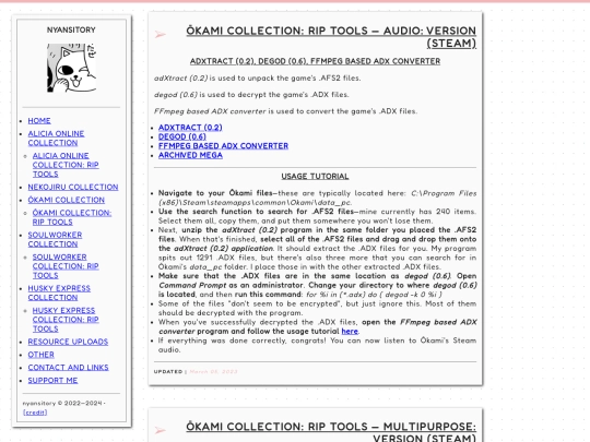 okamicollectionriptools screenshot