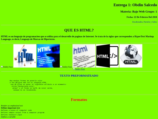TALLERES/Mi Primera Pagina screenshot