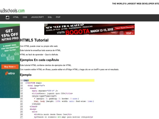 TALLERES/Mi Segunda Pagina/html screenshot