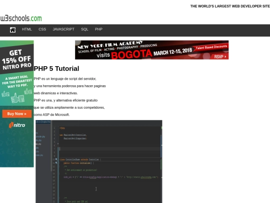 TALLERES/Mi Segunda Pagina/php screenshot