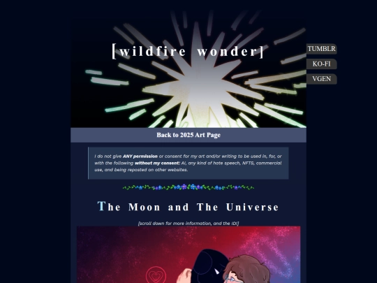 Artpages/TheMoonnUniverse screenshot