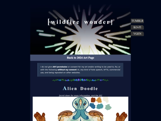 Artpages/aliendoodle screenshot