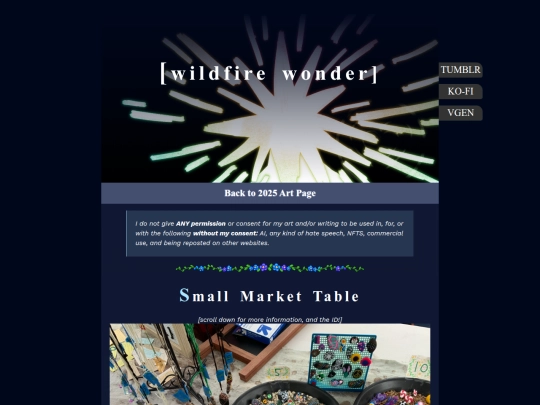 Artpages/markettable screenshot
