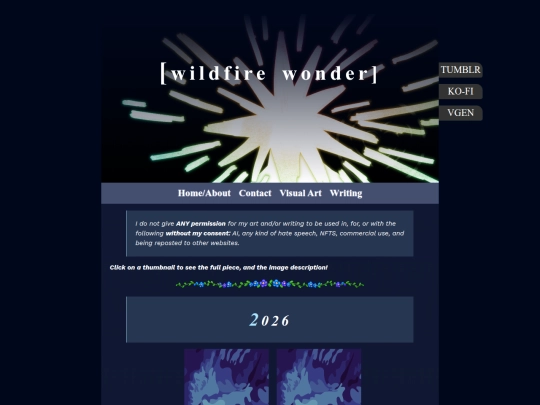 artpage2026 screenshot