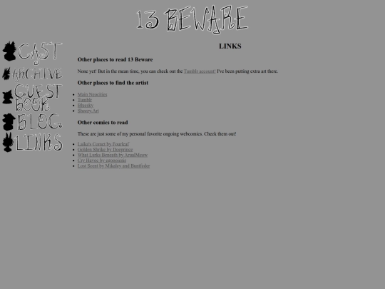links screenshot