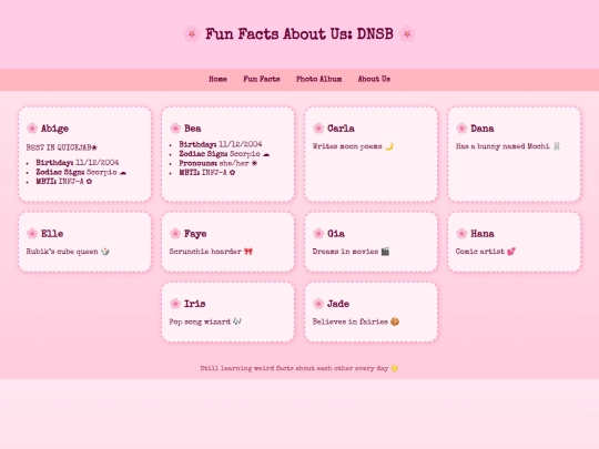 friendship/fun-facts screenshot