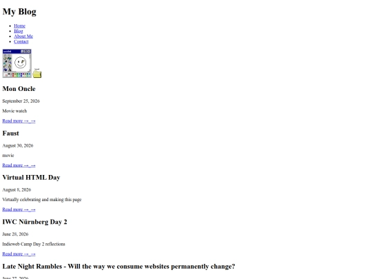 blog screenshot