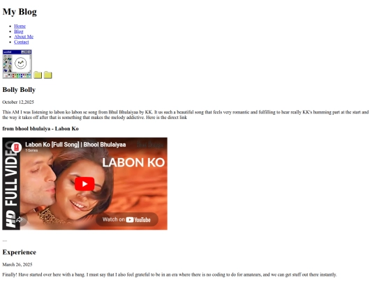 blog1 screenshot