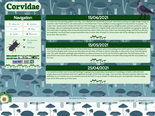 blog screenshot