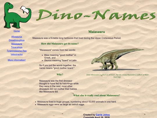 maiasaura screenshot