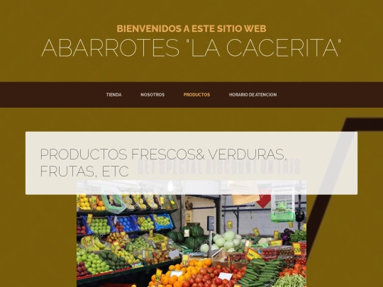 products screenshot