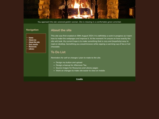 about/site screenshot