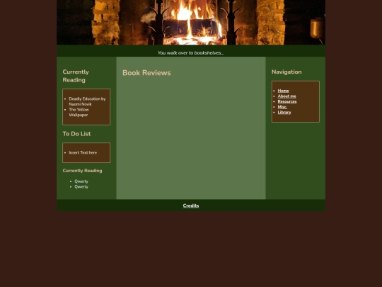 testingpage screenshot