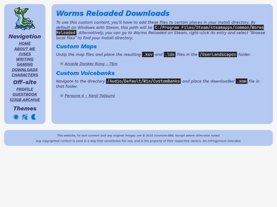 downloads/worms screenshot