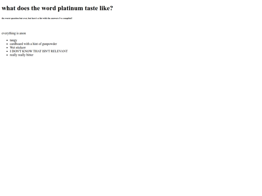 platinum screenshot