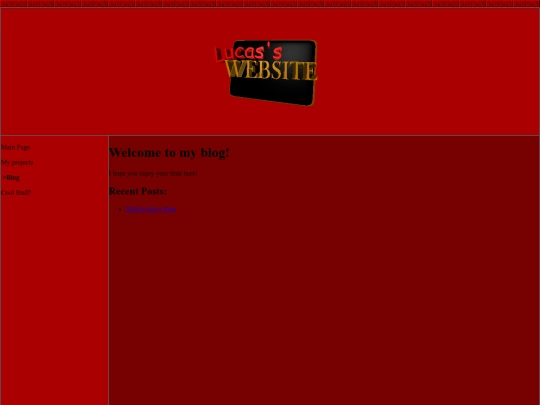 blog screenshot