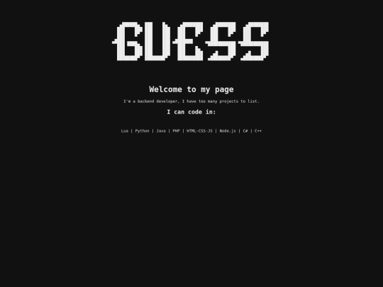 index screenshot